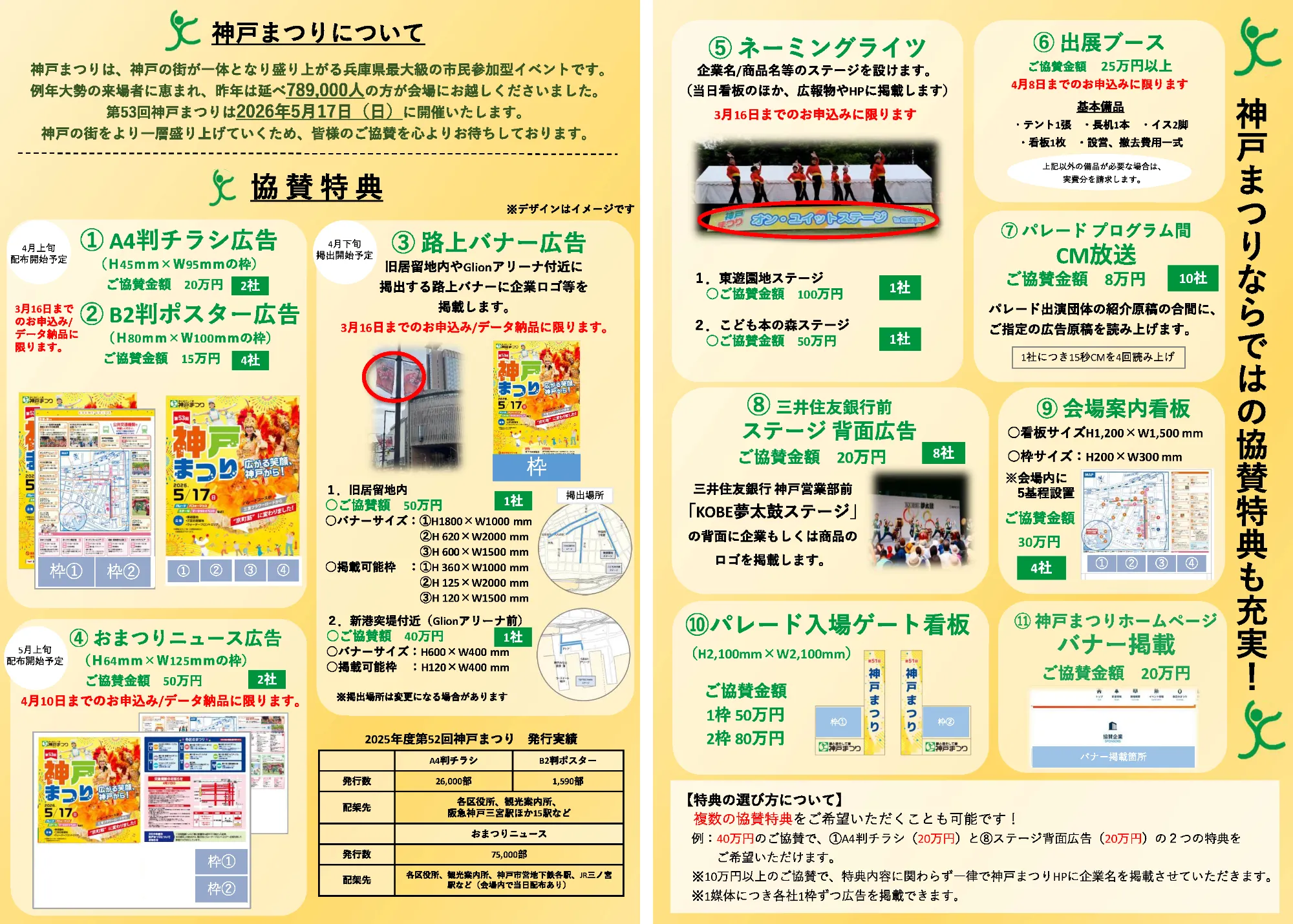 協賛企業募集チラシ2枚目